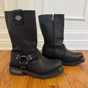 Harley-Davidson Black Leather Boots